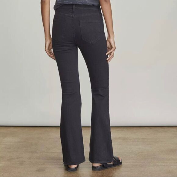 Elizabeth & James High rise flare jeans in black size 6-28 - Picture 2 of 10